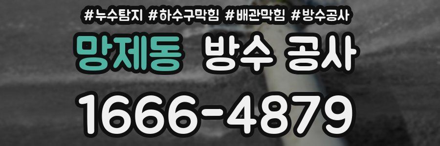망제동 방수 공사