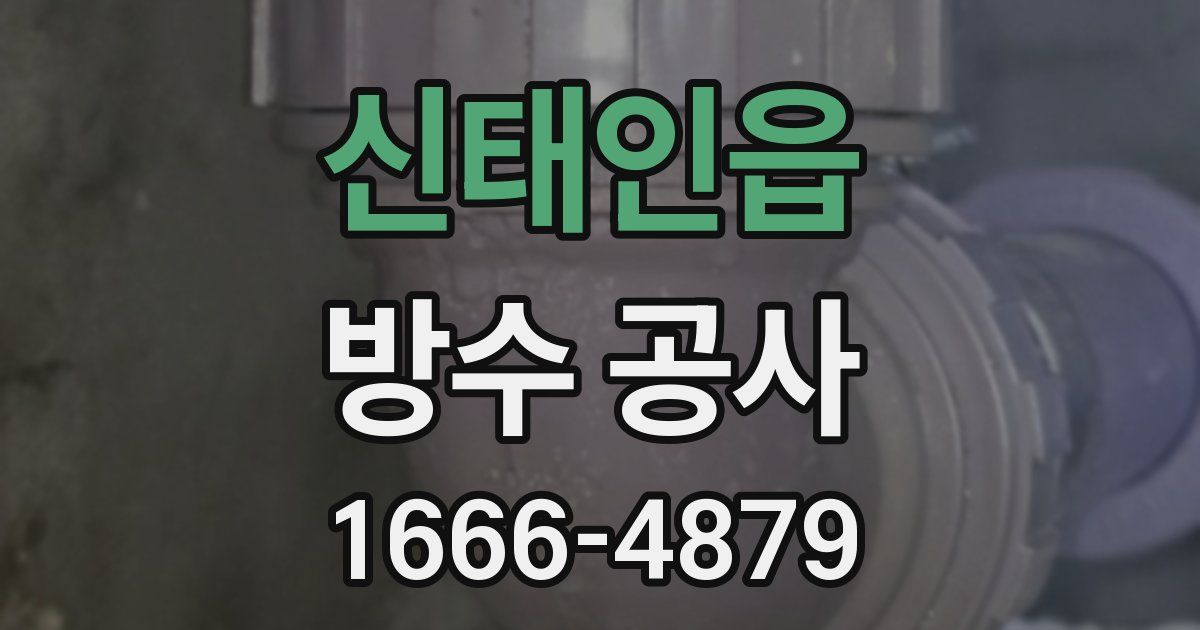 신태인읍 방수 공사