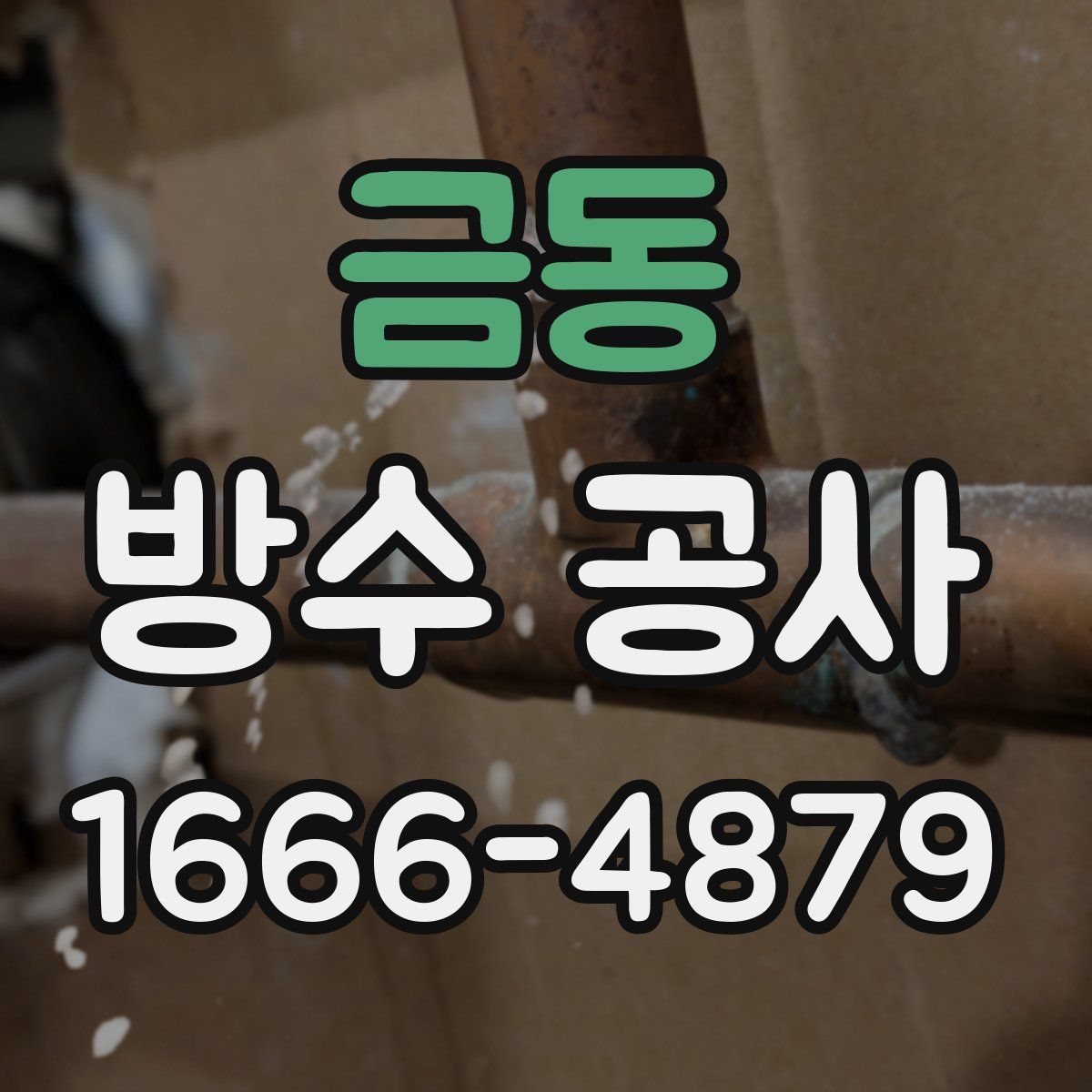 금동 방수 공사