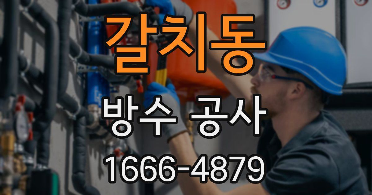 갈치동 방수 공사