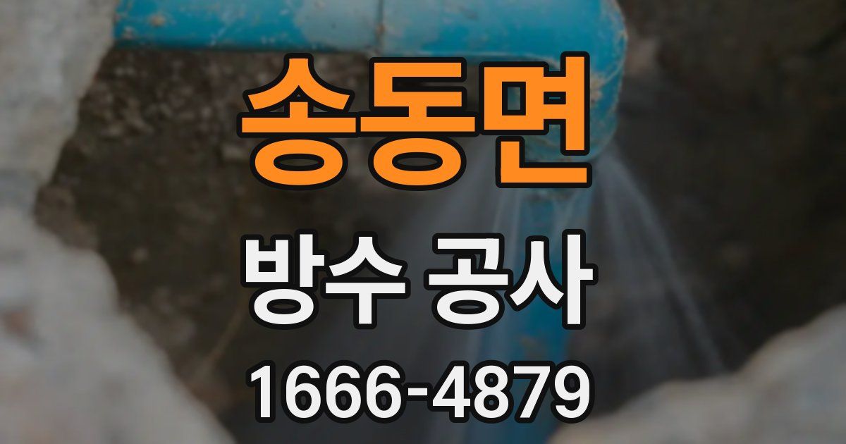 송동면 방수 공사