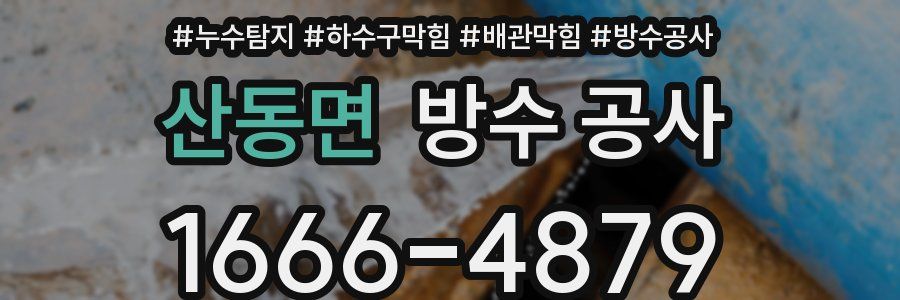 산동면 방수 공사