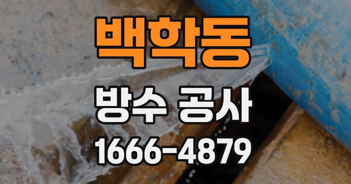 백학동 방수 공사