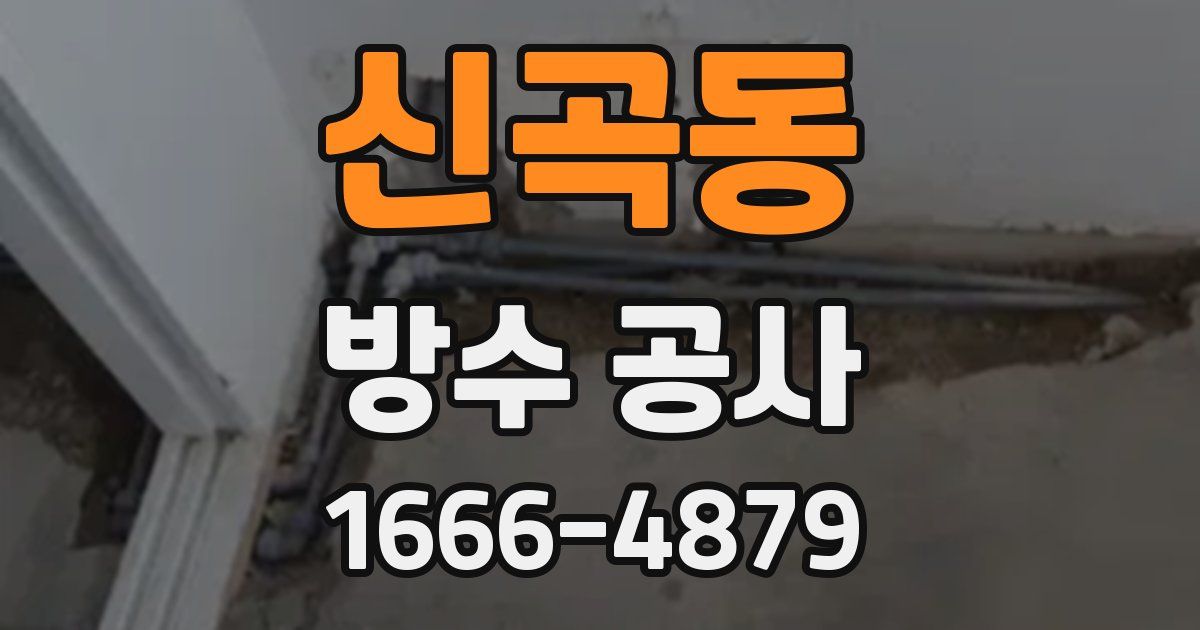 신곡동 방수 공사