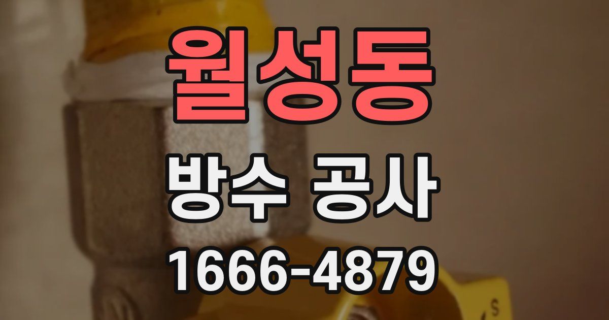 월성동 방수 공사