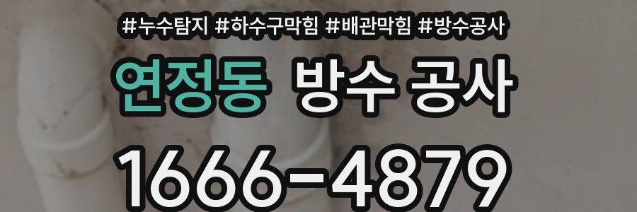 연정동 방수 공사