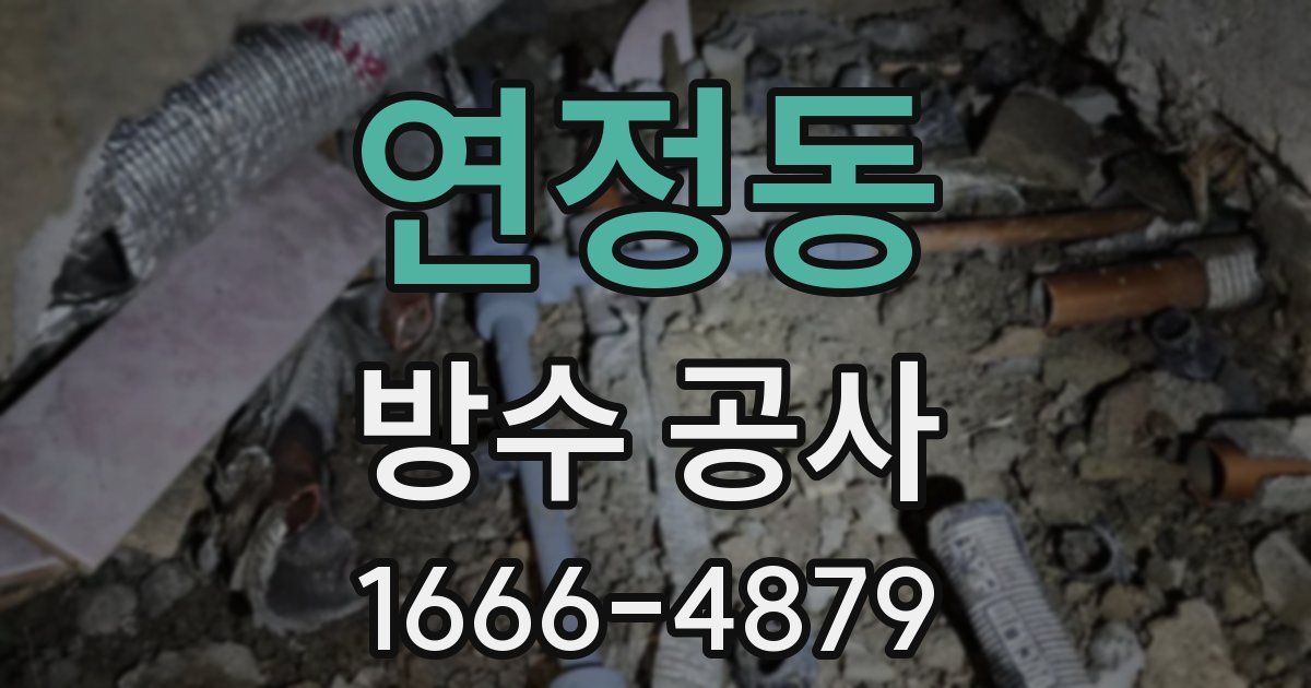 연정동 방수 공사