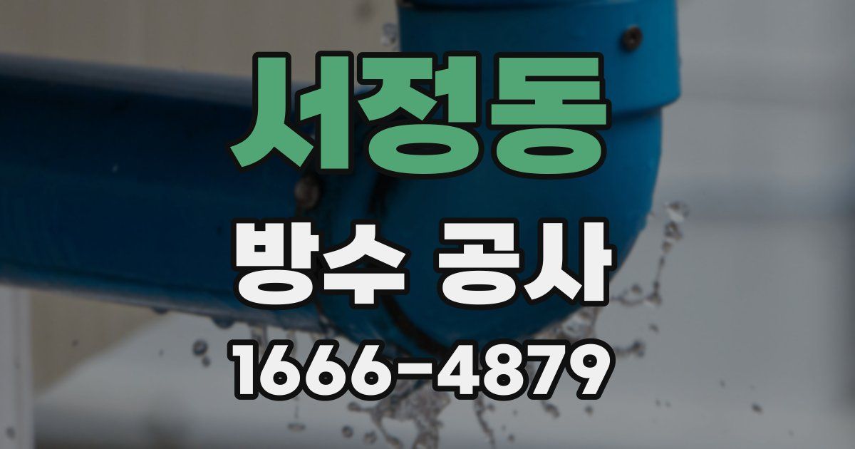 서정동 방수 공사