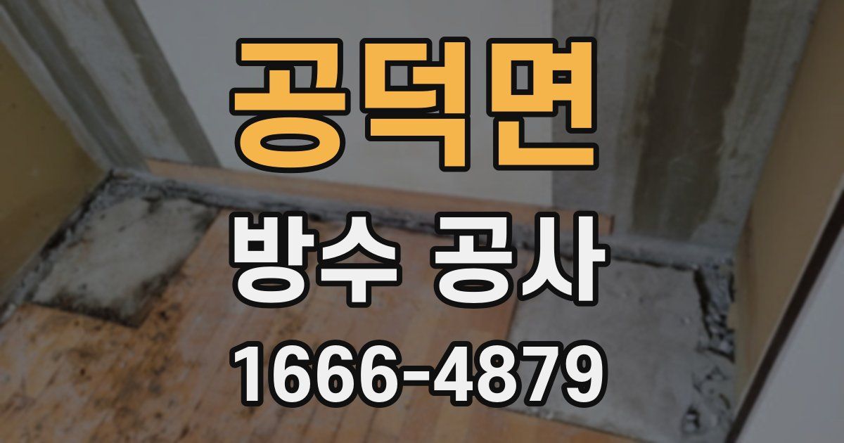 공덕면 방수 공사