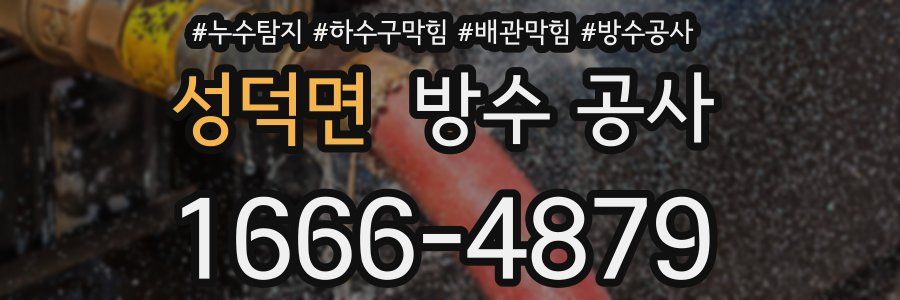 성덕면 방수 공사