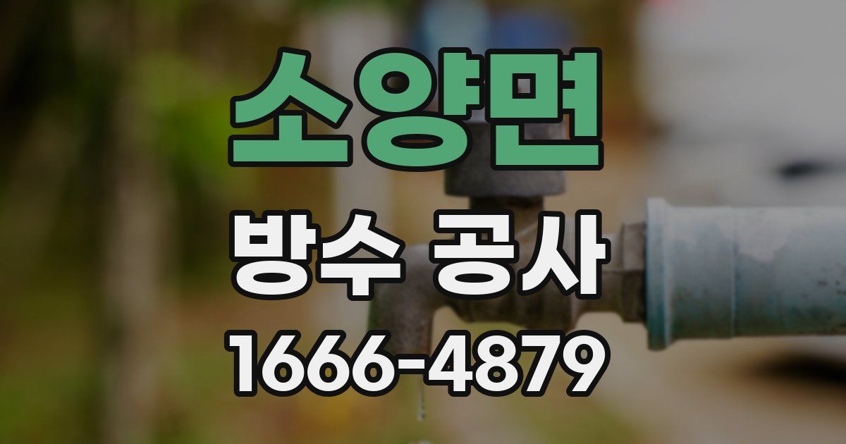 소양면 방수 공사