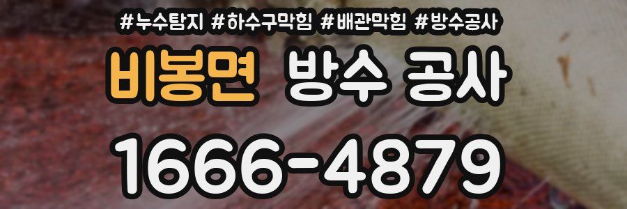 비봉면 방수 공사
