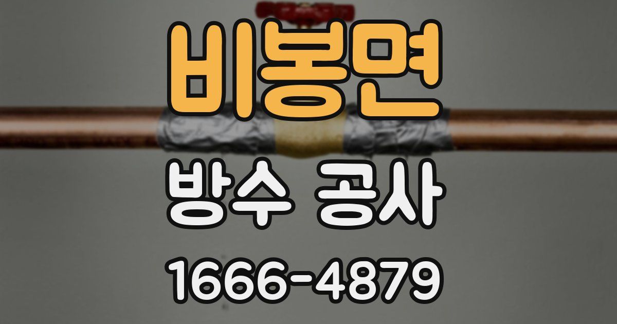 비봉면 방수 공사