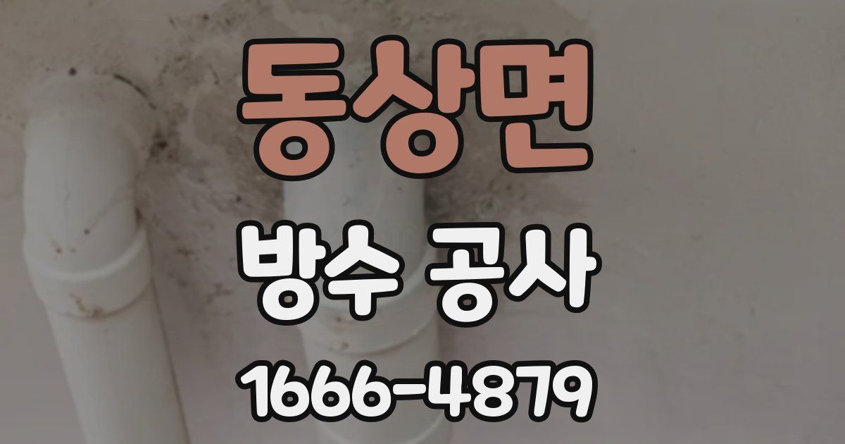 동상면 방수 공사