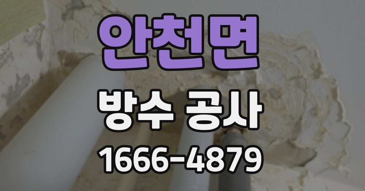안천면 방수 공사