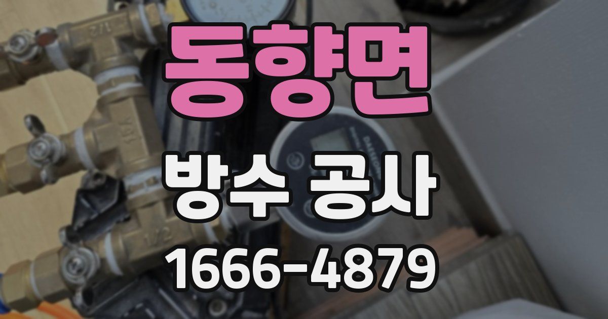 동향면 방수 공사