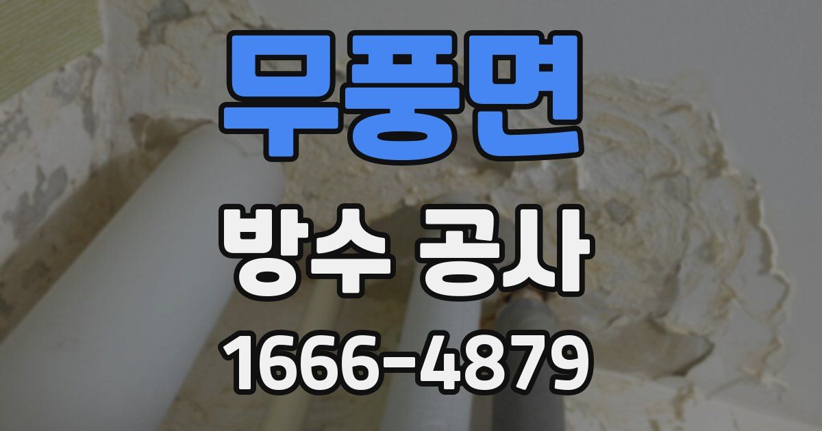 무풍면 방수 공사
