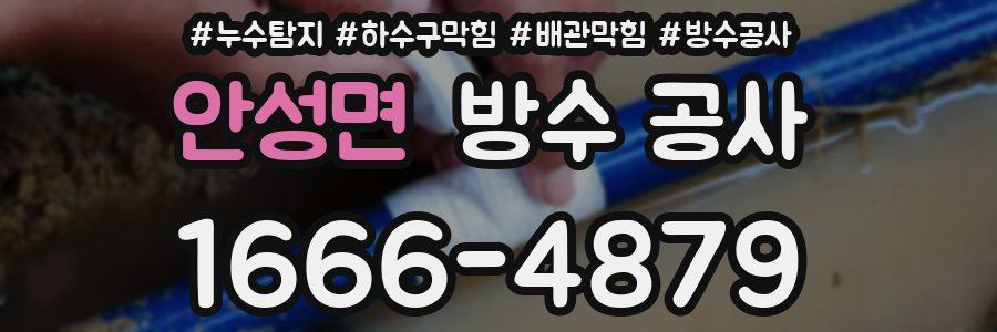 안성면 방수 공사