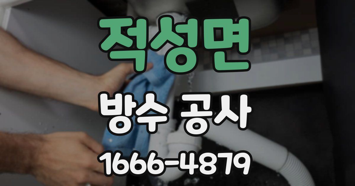 적성면 방수 공사