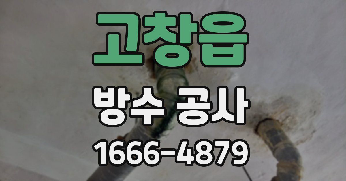 고창읍 방수 공사