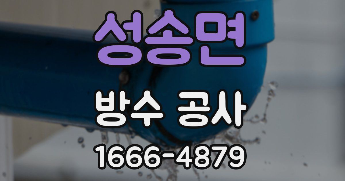 성송면 방수 공사