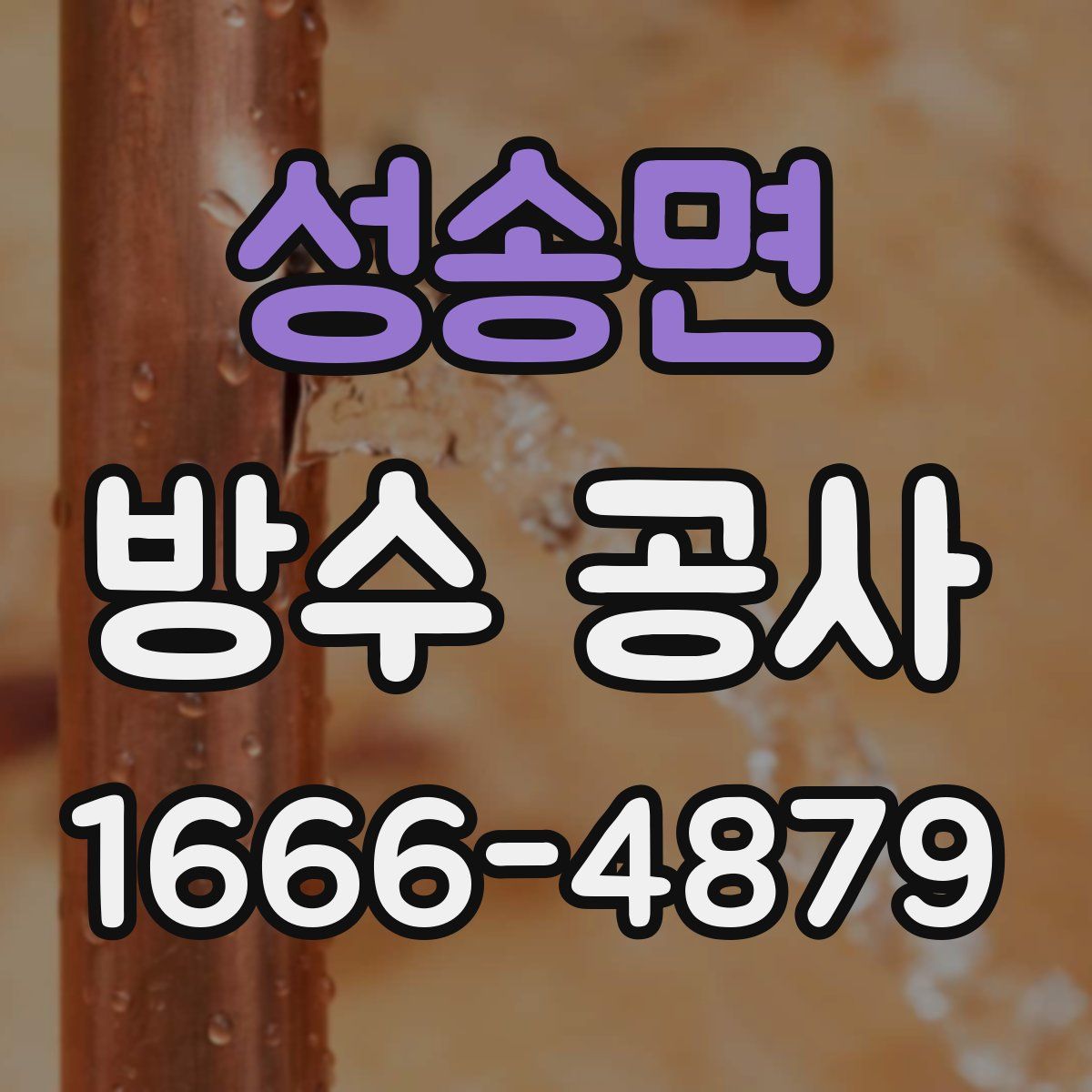 성송면 방수 공사