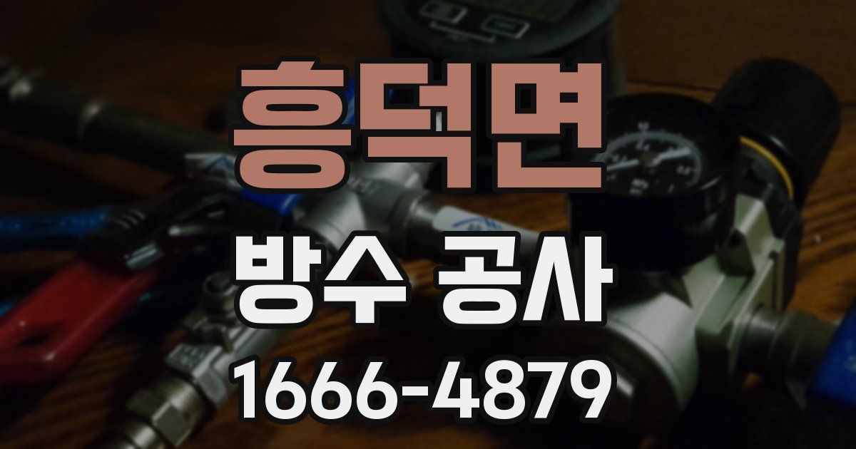 흥덕면 방수 공사