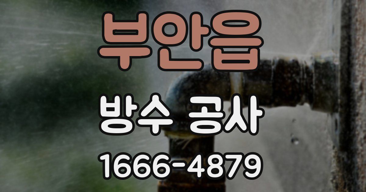 부안읍 방수 공사