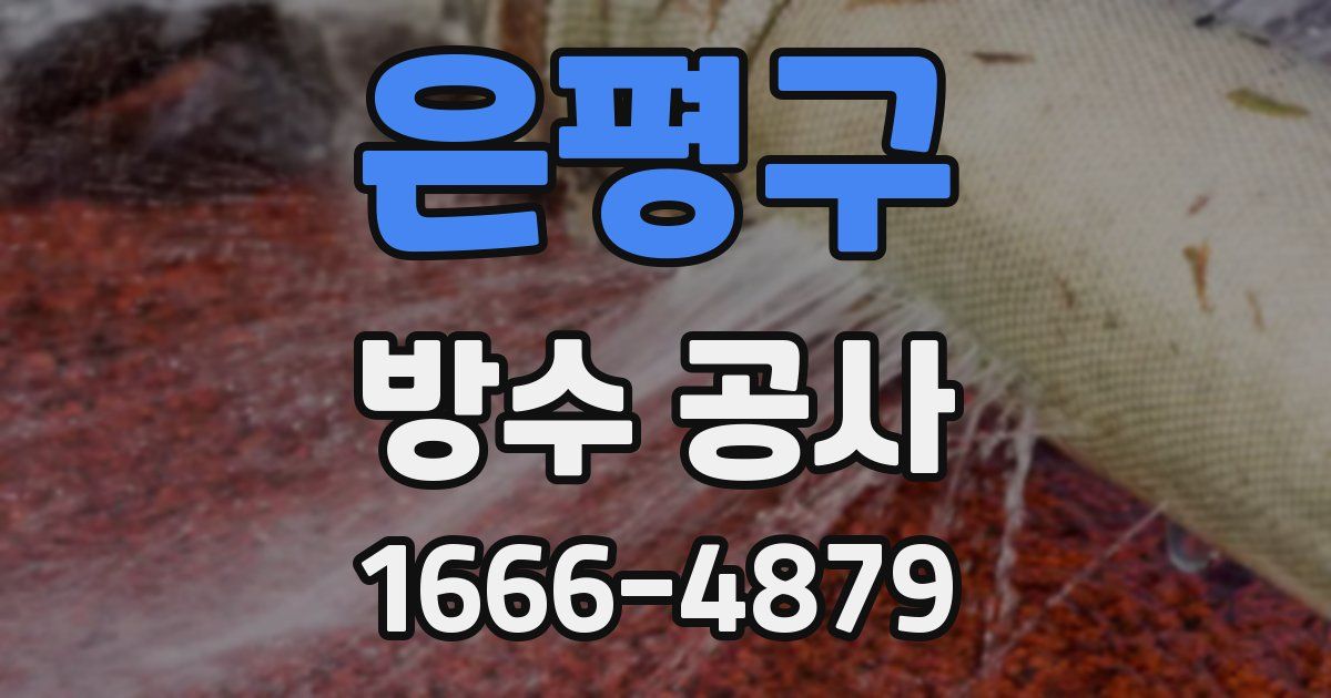 은평구 방수 공사