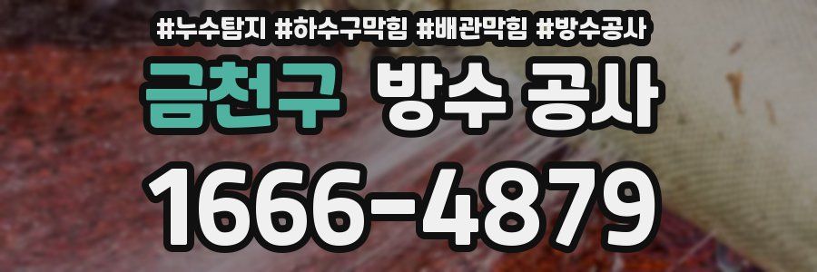 금천구 방수 공사