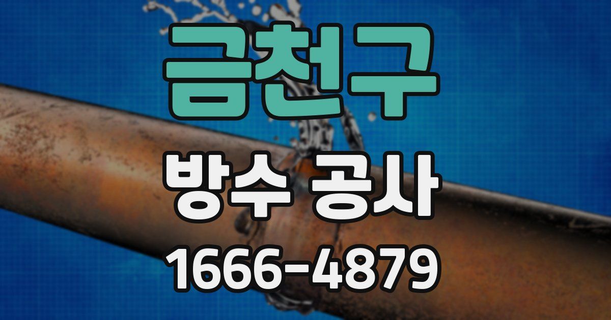 금천구 방수 공사