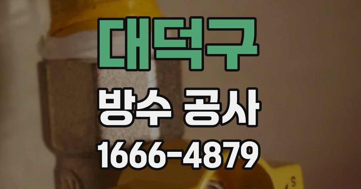 대덕구 방수 공사