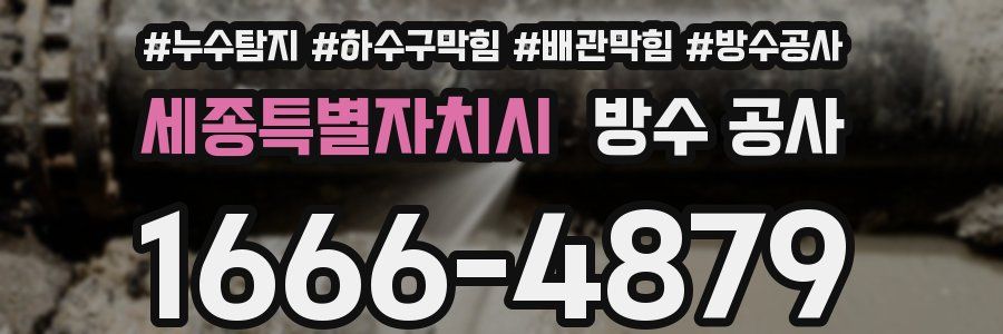 세종특별자치시 방수 공사