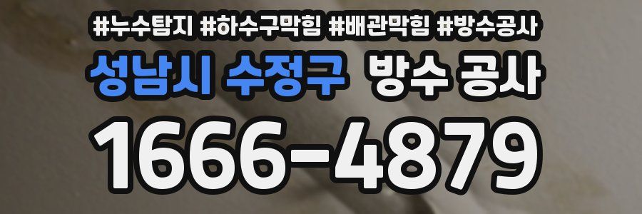 성남시 수정구 방수 공사