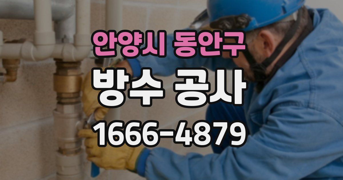 안양시 동안구 방수 공사
