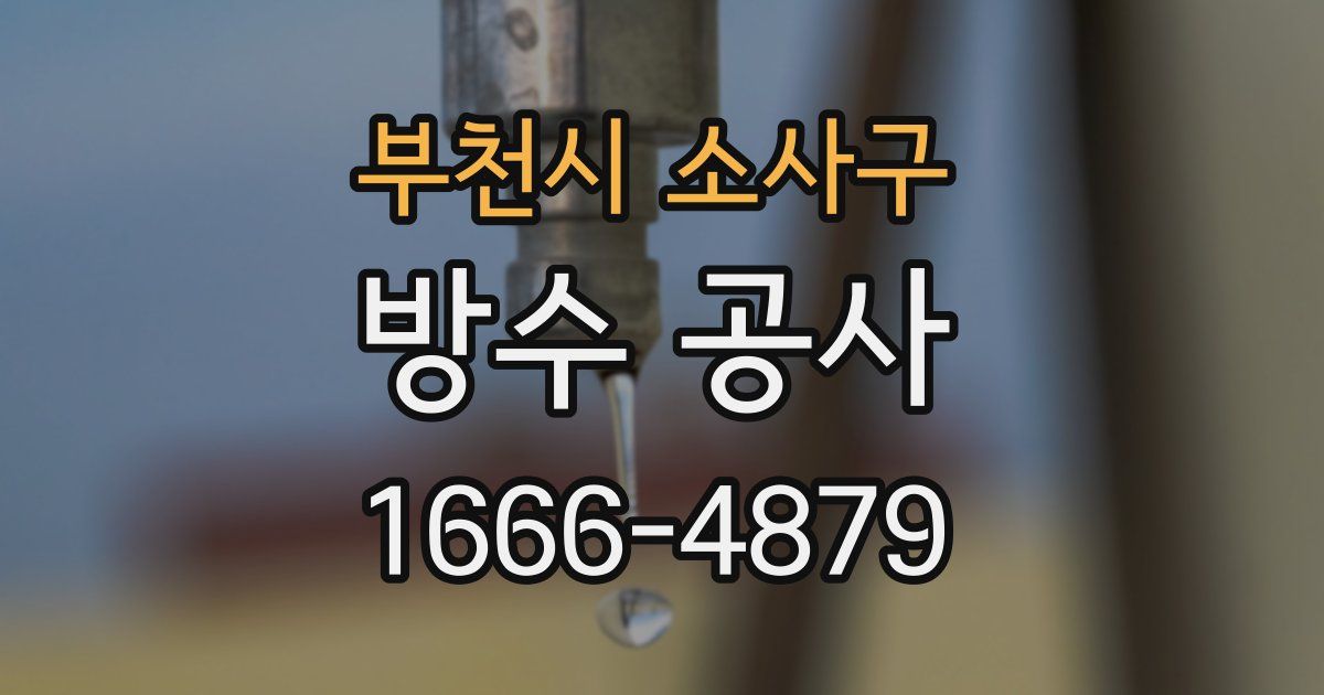 부천시 소사구 방수 공사