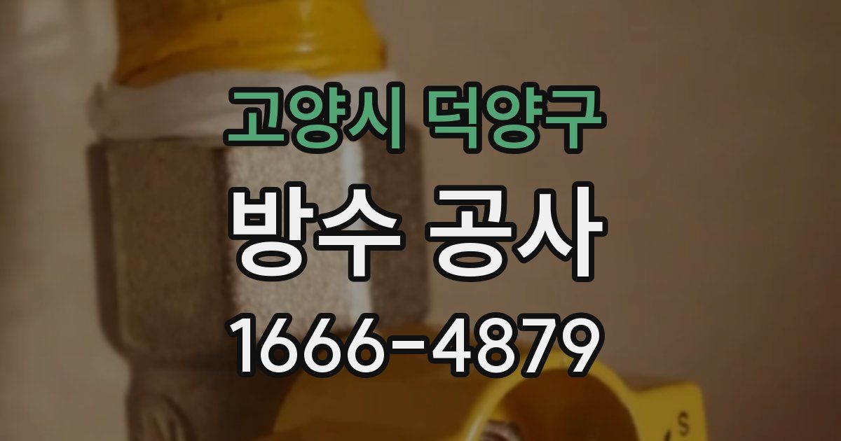 고양시 덕양구 방수 공사