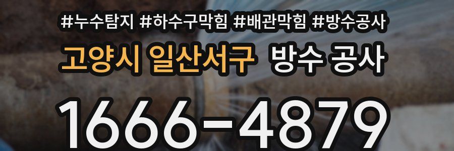 고양시 일산서구 방수 공사