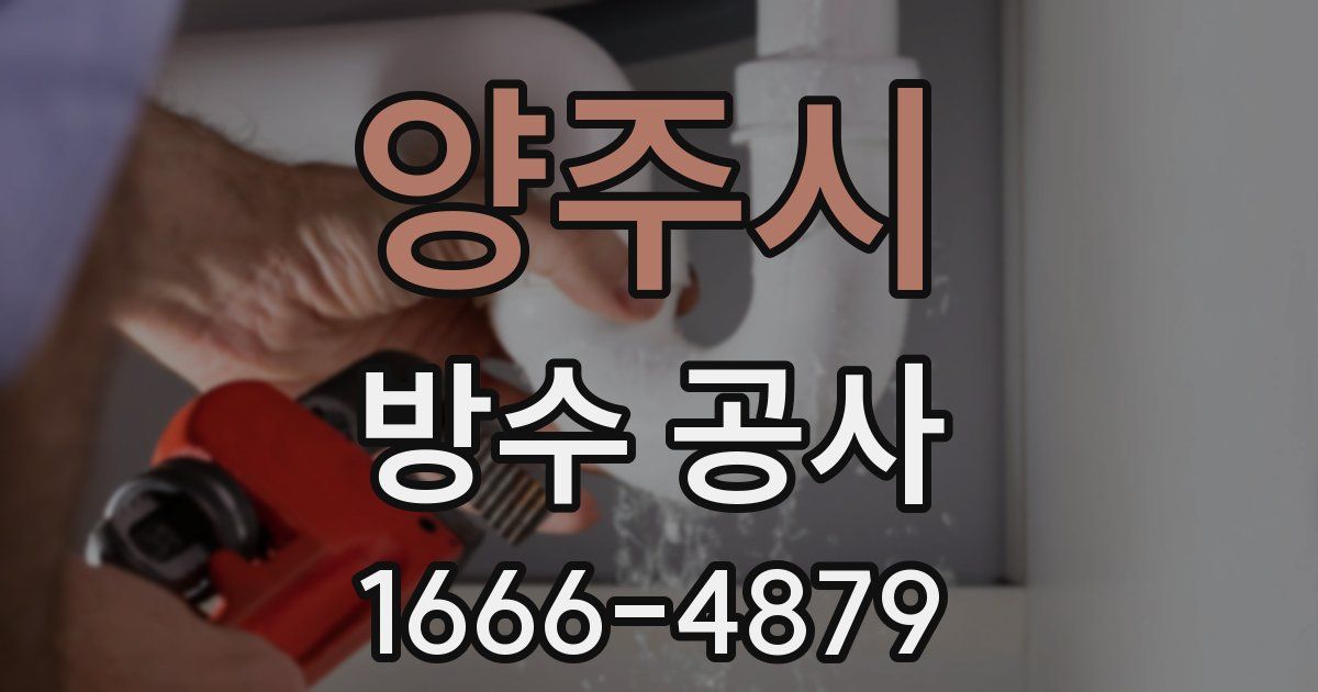 양주시 방수 공사