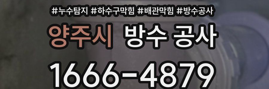 양주시 방수 공사