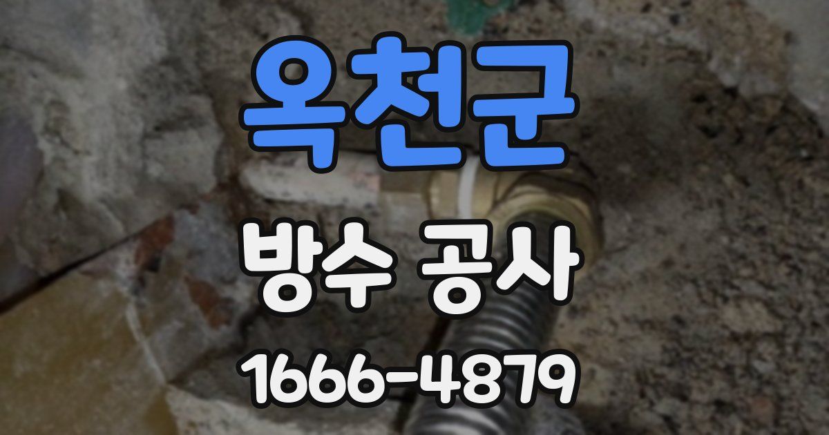 옥천군 방수 공사