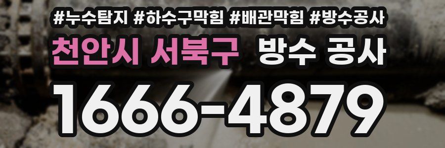 천안시 서북구 방수 공사
