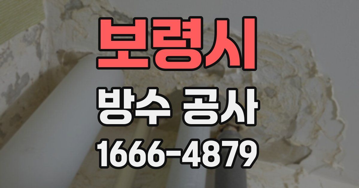 보령시 방수 공사