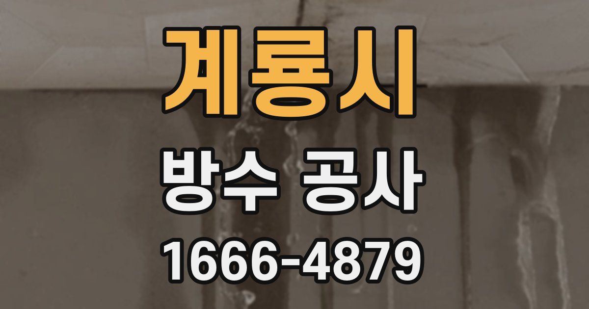 계룡시 방수 공사