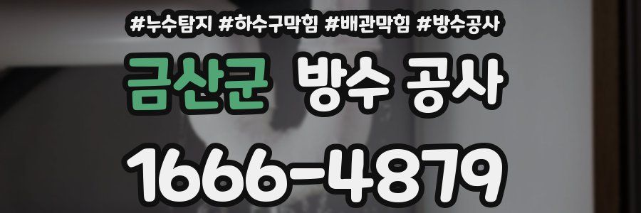 금산군 방수 공사