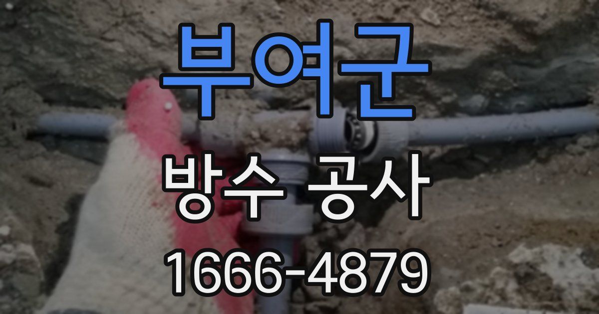 부여군 방수 공사