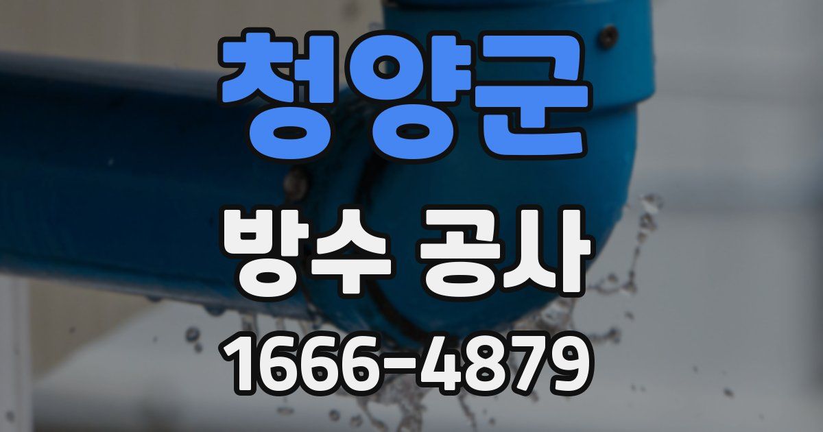 청양군 방수 공사