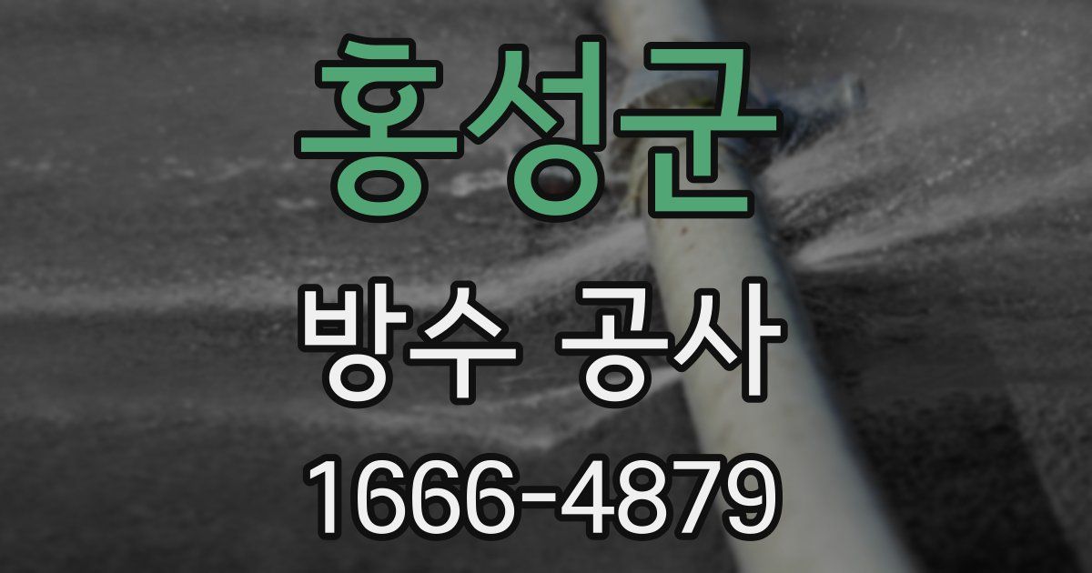 홍성군 방수 공사