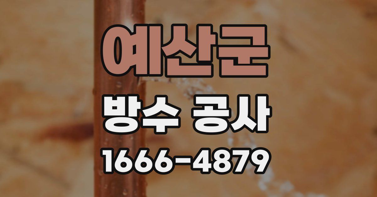 예산군 방수 공사