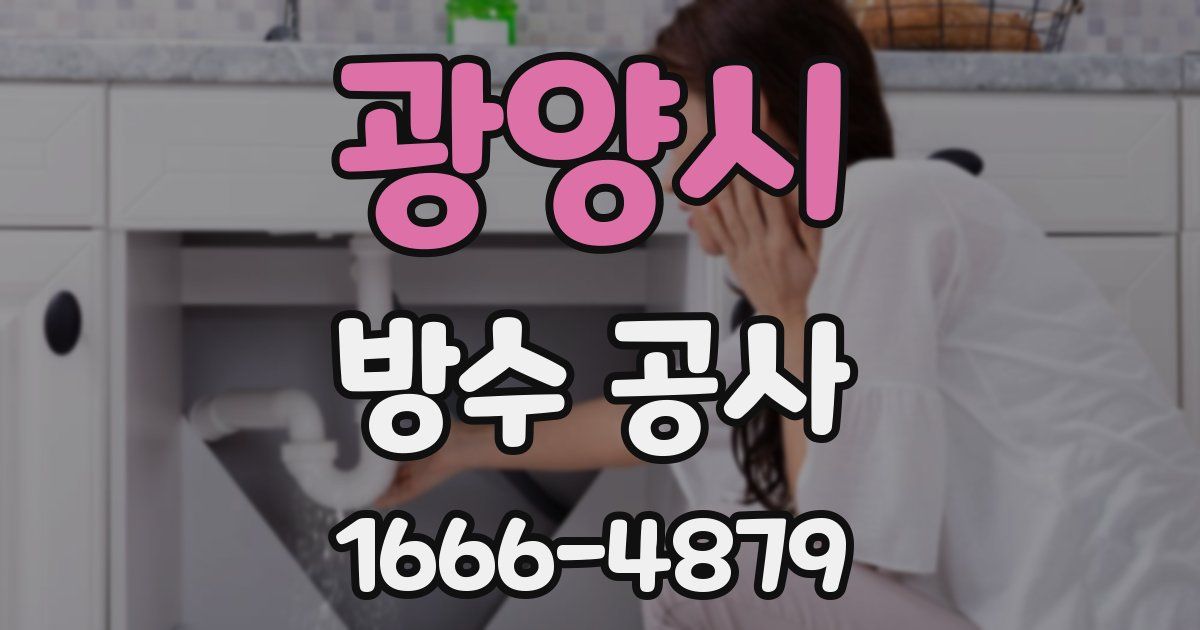 광양시 방수 공사